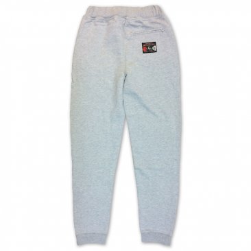 Dark N Cold Capman Logo Sweatpants Heather Grey back