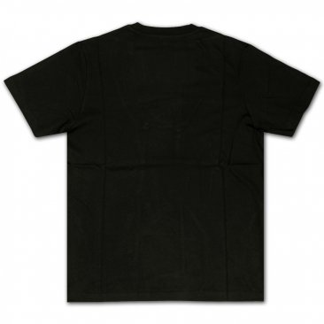 Dark N Cold Plain Black T-shirt Back