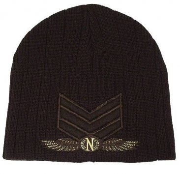 Dark n Cold Army Beanie Chocolate Brown