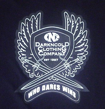 Dark n Cold Who Dares Wins SAS T-shirt Logo