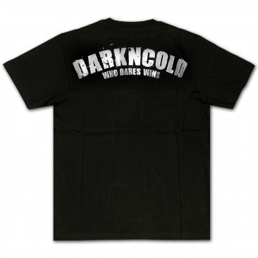 Dark n Cold Who Dares Wins Shield T-shirt Back