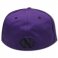 Dark n Cold Egg Logo Baseball Cap White Purple Back Back