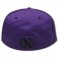 Dark n Cold Egg Logo Baseball Cap White Purple Back Back