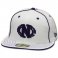 Dark n Cold Egg Logo Baseball Cap White Purple