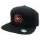 Darkncold Capman Logo Snapback Cap Black Red