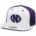 Dark n Cold Egg Logo Baseball Cap White Purple Back